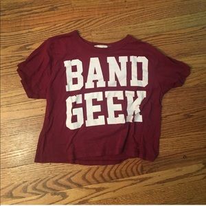 Band geek crop top!